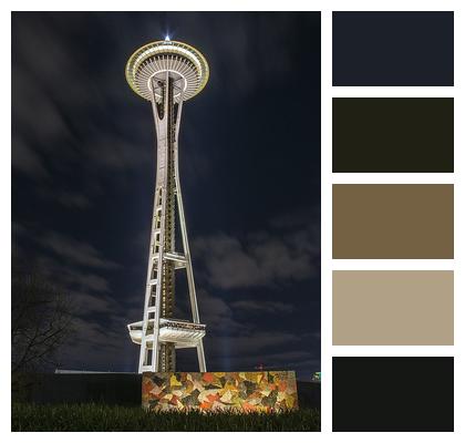 Seattle Landmark Space Needle Image